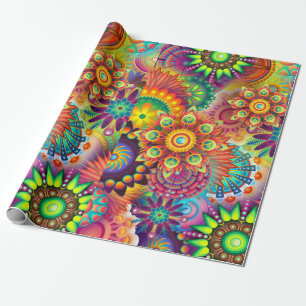 Psychedelic Gift Wrapping Paper
