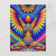 Psychedelic Goddess Colourful