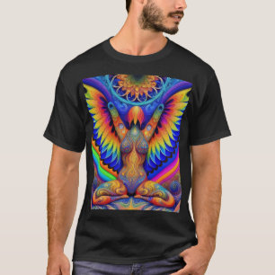 Psychedelic Goddess Colourful T-Shirt