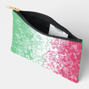 Psychedelic Groovy Abstract Abrosexual Pride Flag Accessory Pouch