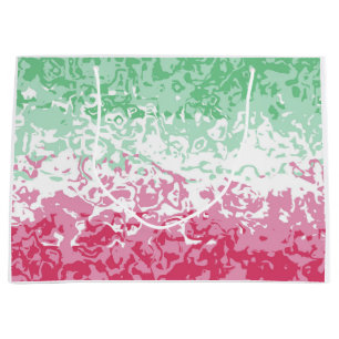 Psychedelic Groovy Abstract Abrosexual Pride Flag Large Gift Bag