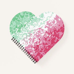 Psychedelic Groovy Abstract Abrosexual Pride Flag Notebook