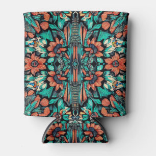 Psychedelic Hawaiian Can Cooler