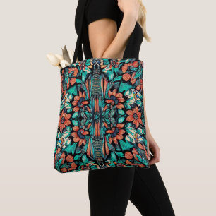Psychedelic Hawaiian Tote Bag