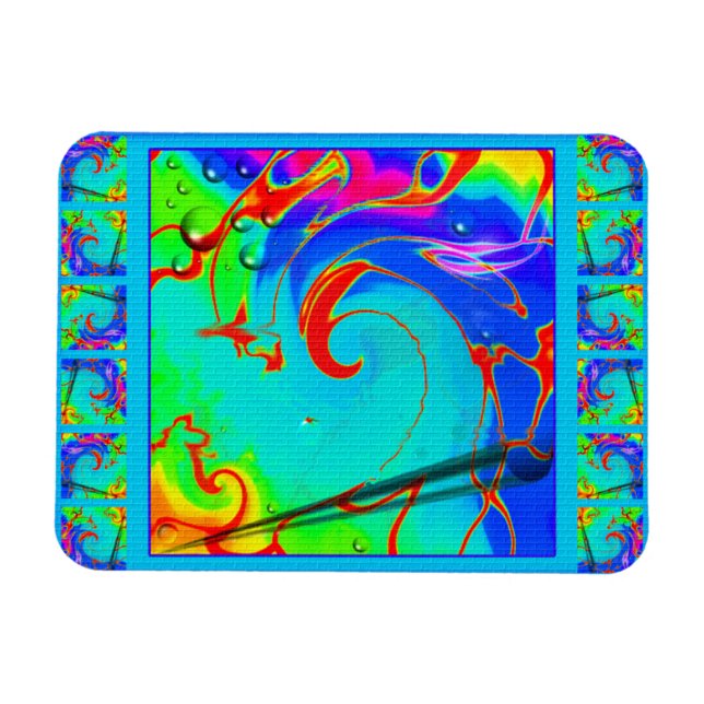 Psychedelic Haze  Magnet (Horizontal)