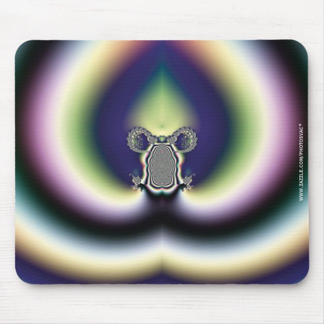 Psychedelic Heart Mouse Mat (Front)