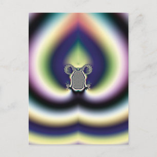 Psychedelic Heart Postcard