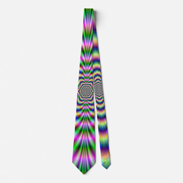 Psychedelic Hexagon Tie (Front)