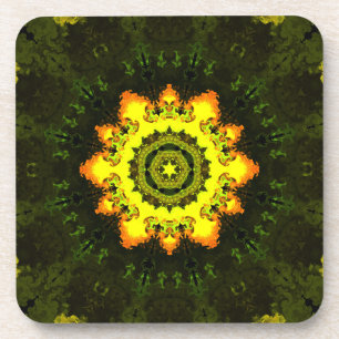 Psychedelic Hippie Coaster Set