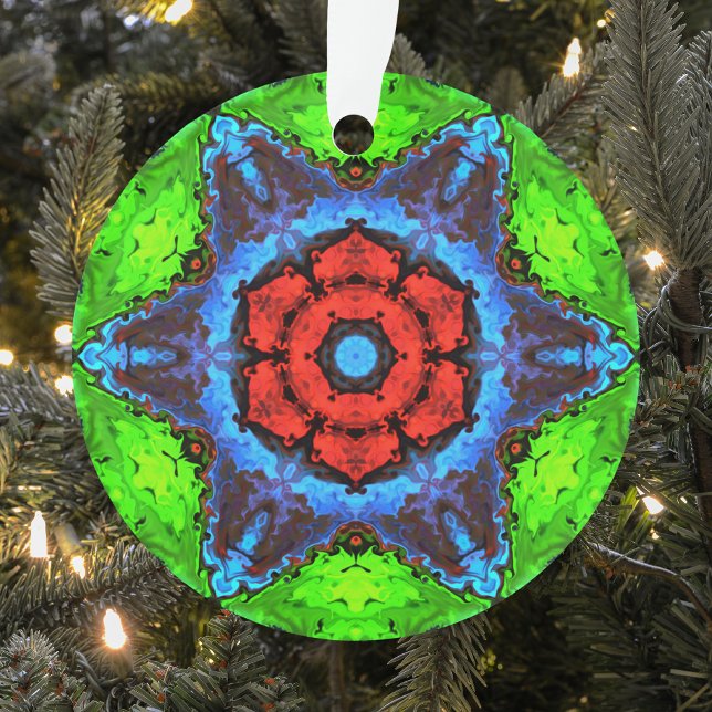 Psychedelic Hippie Ornament (Creator Uploaded)