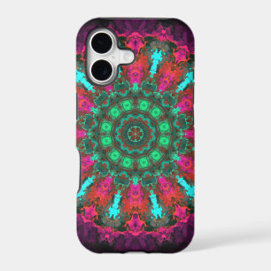 Psychedelic Hippie Purple Pink and Teal