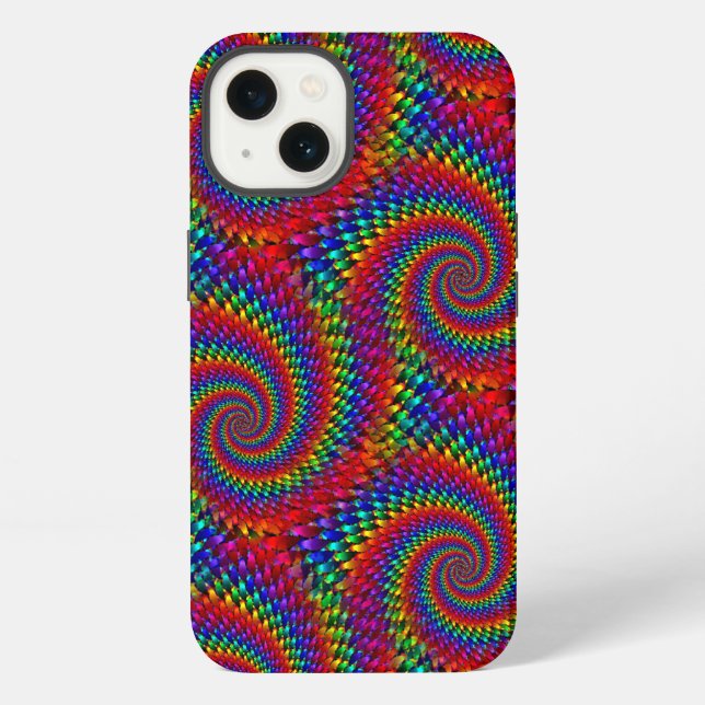 Psychedelic Hippie Weave Case-Mate iPhone Case (Back)
