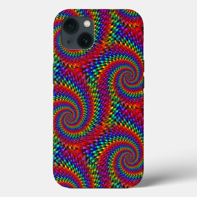 Psychedelic Hippie Weave Case-Mate iPhone Case (Back)