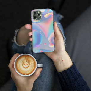 Psychedelic Hippy Lava Lamp Style Rainbow Bubble Case-Mate iPhone 14 Case