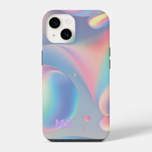Psychedelic Hippy Lava Lamp Style Rainbow Bubble iPhone 14 Case