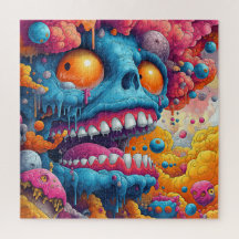 Psychedelic Horror Face