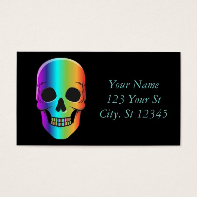 Psychedelic Human Skull Thunder_Cove (Front)