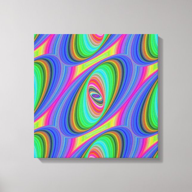 psychedelic hypnosis wrapped canvas (Front)