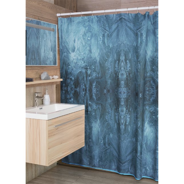 Psychedelic Ice pattern  Shower Curtain (Creator Uploaded)