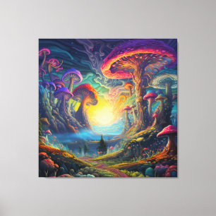 Psychedelic Illustration  Canvas Print