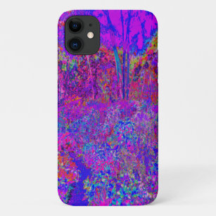 Psychedelic Impressionistic Purple Landscape Case-Mate iPhone Case