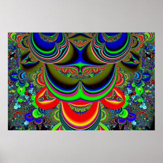 psychedelic inkblot poster