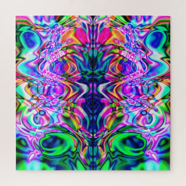 Psychedelic Iridescence Jigsaw Puzzle (Vertical)