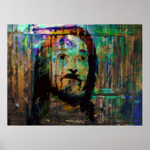 psychedelic jesus poster