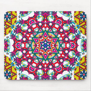 Psychedelic Kaleidoscope Artwork: Mouse Mat