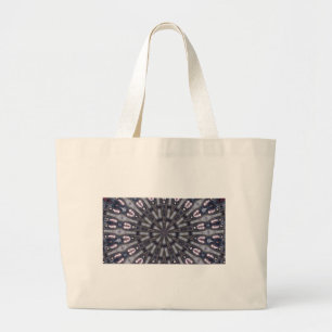 PSYCHEDELIC KALEIDOSCOPE /MYSTIC MEMORIES LARGE TOTE BAG