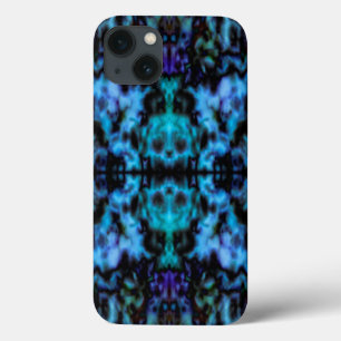 Psychedelic kaleidoscope pattern iPhone 13 case