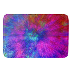 Psychedelic Kersplash...... Bath Mat