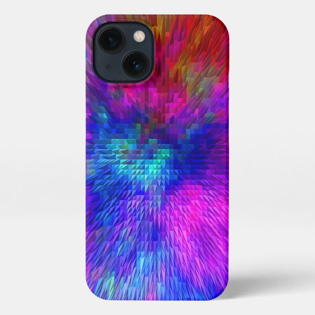 Psychedelic Kersplash...... iPhone Case (Back)