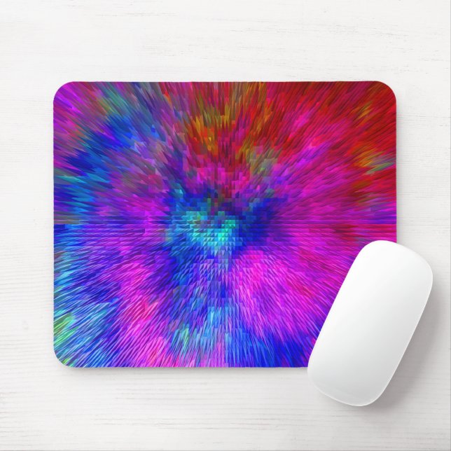Psychedelic Kersplash...... Mouse Mat (With Mouse)