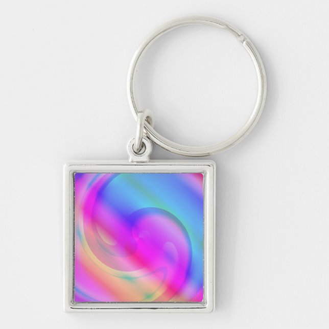 Psychedelic Key Ring (Front)