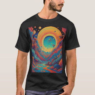 Psychedelic Landscape Journey T-Shirt
