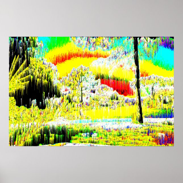 Psychedelic Landscape Poster (Front)