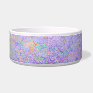 Psychedelic Lavender Purple Neon Pastel Abstract