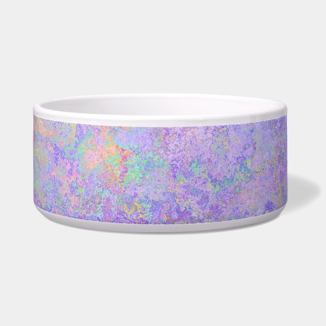 Psychedelic Lavender Purple Neon Pastel Abstract (Front)