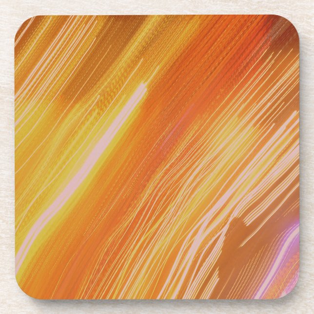 Psychedelic Lights Colours Coaster (Front)