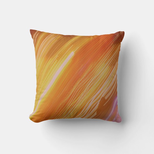 Psychedelic Lights Colours Cushion (Front)