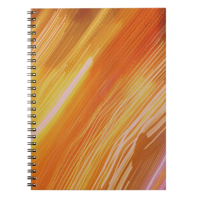 Psychedelic Lights Colours Notebook (Front)