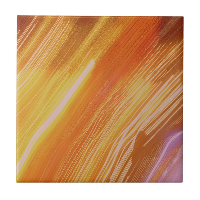 Psychedelic Lights Colours Tile (Front)