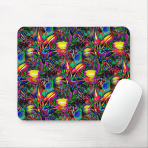 Psychedelic Lilies..... Mouse Mat