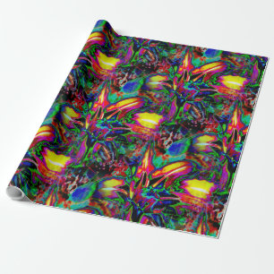 Psychedelic Lilies...... Wrapping Paper