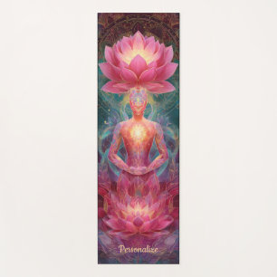 Psychedelic Lotus Chakra Meditation Spiritual Yoga Mat