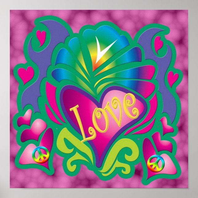 Psychedelic Love Poster (Front)