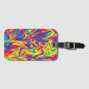 Psychedelic Luggage Tag