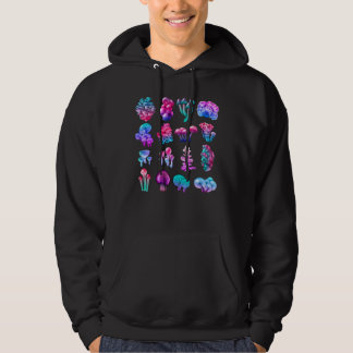 Psychedelic Magic Mushrooms Psytrance Hoodie