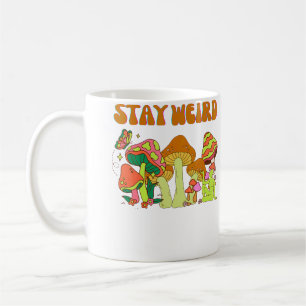 Psychedelic Magic Mushrooms Retro Vintage Stay We Coffee Mug